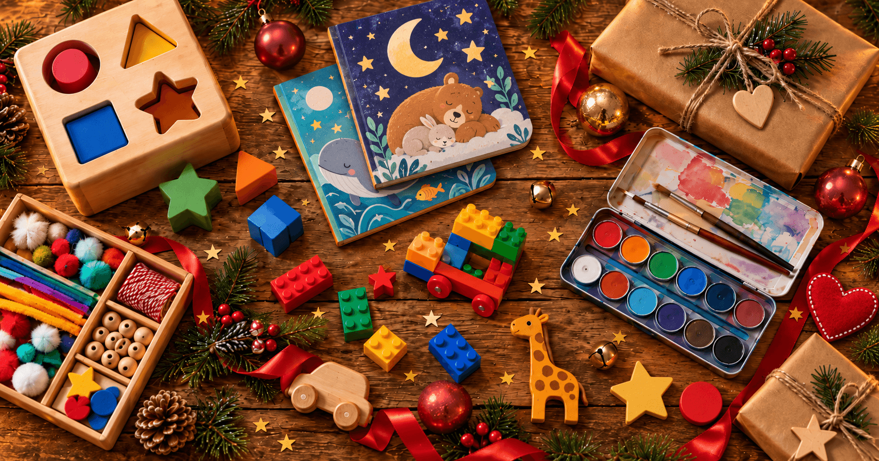 Christmas Gifts for Kids by Age and Budget guide illustration