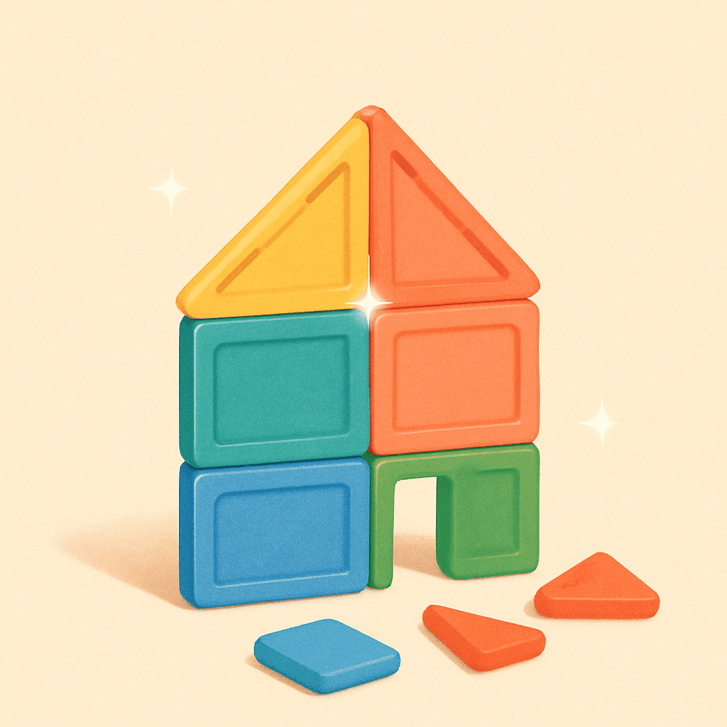 MAGNA-TILES microMAGS Travel Set — 26 magnetic tiles in a travel case