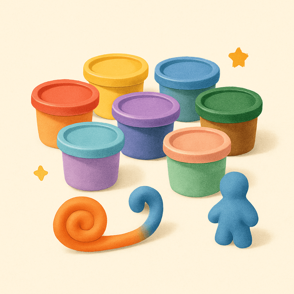 Play-Doh 10-pack — ten cans of modelling compound in assorted colours